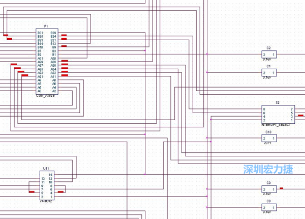 圖紙沒有層次的概念，不管電路有多復雜，只有一張平面圖。