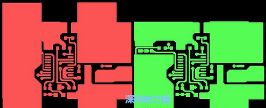 此操作可使文件中大部分的焊盤輸出后仍為焊盤，不會成為線性焊盤，并且不會產(chǎn)生像下圖一樣的短路情況